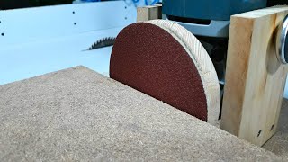 Convert an Angle Grinder to Disc Sander  make disc sander  handmade woodworking tools [upl. by Laban625]