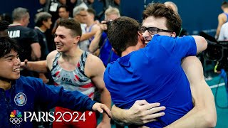 Lets go Behind the scenes of Team USAs historic mens gymnastics bronze  Paris Olympics [upl. by Sivatco124]