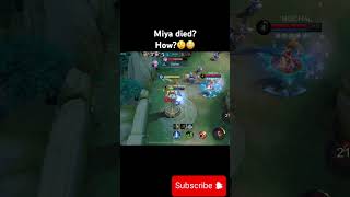 wtf moment mlbb  how Miya died [upl. by Annhoj]