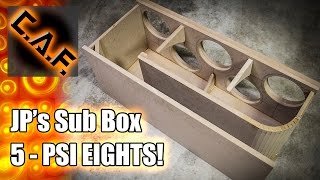 HOW TO BUILD  THELIFEOFPRICE Subwoofer Box – CarAudioFabrication [upl. by Leuname]