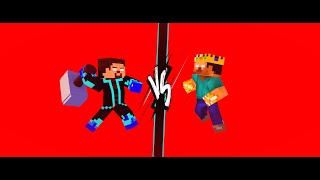 Xdjames vs King Herobrine  MINECRAFT ANIMATION [upl. by Johansen183]