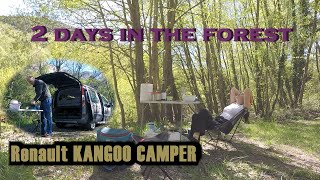 2 Days in the forest  Renault Kangoo CAMPER CAMPERIZADA 2 Дні в Рено КЕНГО КАМПЕР в лісі [upl. by Aynotahs157]