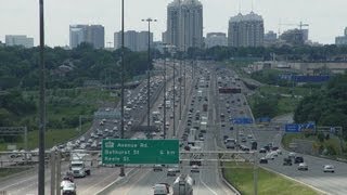 Yorkdale to Scarborough Via Highway 401 amp Don Valley Parkway [upl. by Sprung]