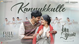 Kannukkulle Video Song  Sita Ramam Tamil  Dulquer  Mrunal  Vishal Chandrasekhar  Hanu [upl. by Lenhard]