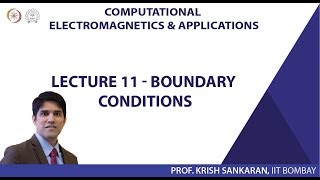 Lecture 11  Boundary Conditions [upl. by Jude883]