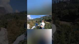 Zipline in manali fun zipline fresh vlog with yogita [upl. by Pris]