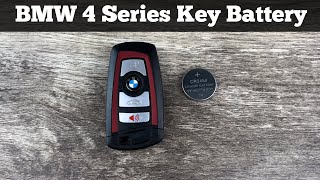 2014  2019 BMW 4 Series Key Fob Battery Replacement  How To Change Or Replace Remote Batteries [upl. by Oicinoid749]