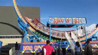 Ring of Fire OffRide POV at the 2019 St Michaels Fair In Levittown PA [upl. by Harper859]