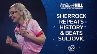 FALLON SHERROCK DEFEATS SULJOVIC  201920 World Championship [upl. by Weihs6]