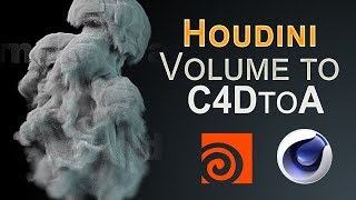 Tutorial Exporting Houdini Volume and Render It In C4DtoA EN [upl. by Zzabahs]