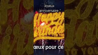 Chanson Joyeux anniversaire [upl. by Maighdiln]