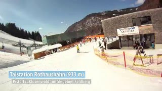 Piste 12 quotKlusenwaldquot im Skigebiet FeldbergSchwarzwald [upl. by Nylatsyrk]