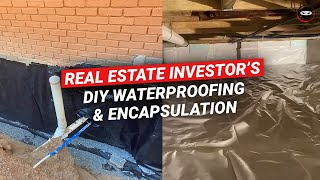 Real Estate Investor Explains DIY Crawl Space Waterproofing and Encapsulation [upl. by Neliac]