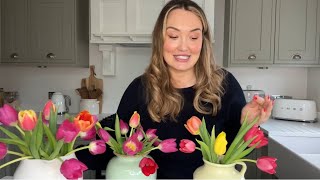 Huge Charity shop haul  Hack to make cut flowers last [upl. by Arim]