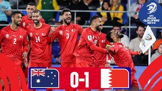 Australia  Bahrain  Highlights  AsianQualifiers  Road To 26 [upl. by Inafets]