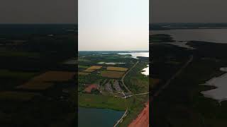 PEI Landscape Drone View pei droneview explorecanada [upl. by Sorilda]