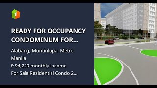 READY FOR OCCUPANCY CONDOMINUM FOR SALE IN AMAIA STEPS ALABANG NEAR MALLS AND SCHOOLS [upl. by Alethea]