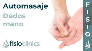 Automasaje para el esguince de ligamentos de los dedos de la mano  FisioClinics Palma de Mallorca [upl. by Roybn]