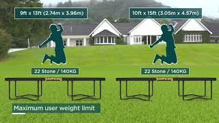 How to Guide  Assembly  Jumpking® 9ft x13ft amp 10ft x 15ft JumpPOD™ Oval [upl. by Adrien]