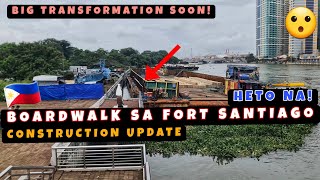 Construction ng Boardwalk sa Intramuros Umarangkada na 🇵🇭 [upl. by Hardan]