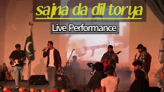 Sajna Da Dil Torya live  Elijah Amanat At NUML University livemusic sajnadadiltorya zeeshaali [upl. by Atikram]