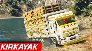 Pikap Arabalar ve Kırkayak Kamyonlar Dağ Yolunda Yarışıyorlar  GTA 5 [upl. by Tychonn]