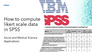 ADMW 4 how to compute likert scale data in SPSS  How to analyze your likert scale data in SPSS [upl. by Emlen]