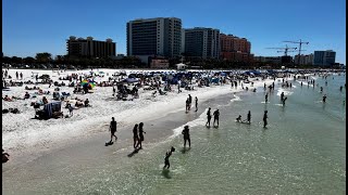 Clearwater Beach Florida Spring Break LIVE Exploring March 16 2023 [upl. by Bannasch]