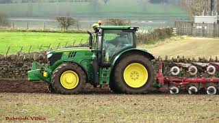 Ploughing with John Deere 6145R and Kverneland [upl. by Menzies]