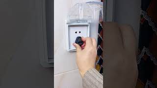 Waterproof Wall Socket Cover – Protect Your Home 💧⚡ homehacks tools viralshort [upl. by Schild560]