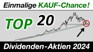 JETZT Kaufen TOP 20 DividendenAktien 2024 [upl. by Aikan]