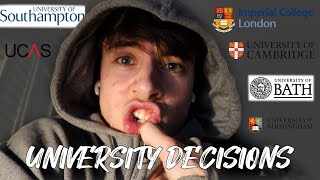 UCAS UNIVERSITY DECISIONS 2021 LIVE REACTIONS  Cambridge ICL Bath Birmingham amp Southampton [upl. by Logan]