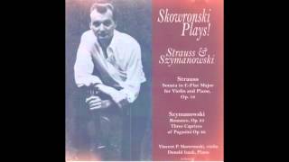 Skowronski Plays Szymanowski Three Caprices of Paganini op 40 [upl. by Yks]