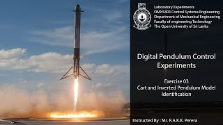 Digital Pendulum Control Experiment Exercise 32  Cart and Inverted Pendulum Model Identification [upl. by Heathcote144]