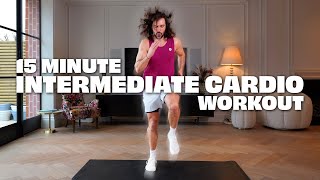 15 Minute Intermediate Cardio Hiit Workout  Joe Wicks Workouts [upl. by Rosalie]