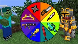 Minecraft DANGEROUS PRANK WHEEL OF FORTUNE AGAINST OUR ZOMBIE  PRANK WARS  Minecraft [upl. by Jasun527]