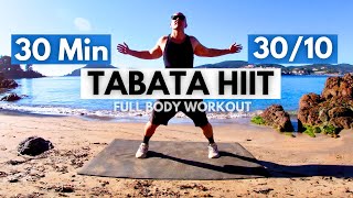 TABATA HIIT 30Min Full Body Workout 🔥  Tabata 3010  Interval Training [upl. by Llerdna]