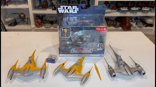 Star Wars Micro Galaxy Squadron Naboo N1 Starfighter Review and Comparison [upl. by Tsenrae463]