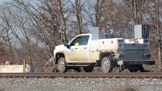 CSX Hi Rail Truck on February 3 2024 [upl. by Freeman]