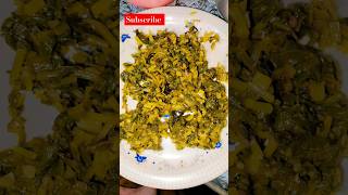 Veg Recipe Saag Recipe Full video very tasty and Easy 🤤foodblogging foodiesshortvideoviralvideo [upl. by Ahsennod]