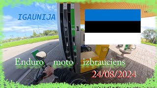 Enduro moto izbrauciens uz Igaunija  24082024  23 [upl. by Buffum]