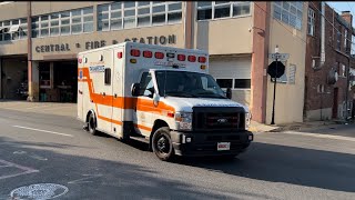 City of Allentown paramedics medic 1 responding [upl. by Ecydnarb]