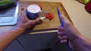 How to Sharpen Kitchen Knife  No Special Tools [upl. by Abocaj]