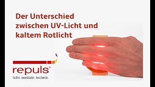 Kaltes Rotlicht versus UVLicht  Wo ist der Unterschied [upl. by Lhok]