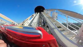 360°VR Incredicoaster at Disneyland California Adventure [upl. by Naihtsirc]