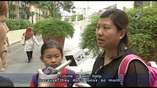 Mixed reactions from parents over changes to PSLE scoring system  20Aug2013 [upl. by Niven]