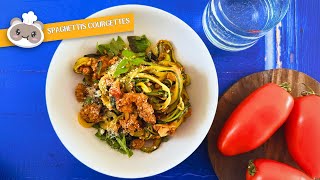 Spaghettis de courgette façon bolognaise [upl. by Keram]