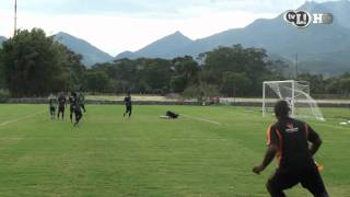 O Fluminense vence o Audax em jogo treino com gol do meia Wagner [upl. by Yonina]