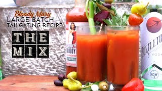 Tailgate Bloody Mary Recipe  The Mix [upl. by Niveb]