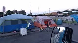 Downtown Stockton CA showing homeless conditions [upl. by Filomena572]